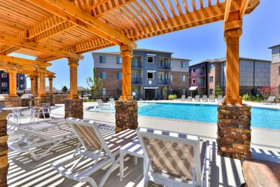 Pool and lounge chairs